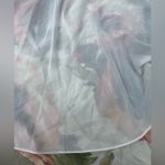 Haute Hippie Silk Rose Print Handkerchief Hem Wrap Floral Midi Dress Size Small Photo 8