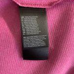 The North Face  Pink White Striped Activewear V Neck Blouse Photo 3