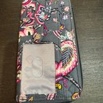 Vera Bradley  Gray and Pink Wallet with Paisley Design Photo 6