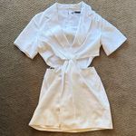 ZARA  Blazer White Cut-Out Dress Photo 5