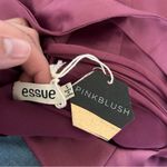 Pinkblush NWT Essue Pink Blush Mauve V Neck Maternity Faux Wrap Dress Size Small Photo 5