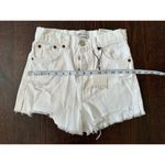 ZARA  White High-Rise Split Shorts Size 2 NWT! Photo 3