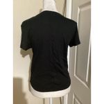 Madewell  Shirt Womens Small Black Fitted Crewneck Stretch Fair Trade Tee Top Photo 2