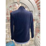 blazer Quilted velour elegant navy blue Black Size L Photo 4