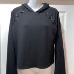 Garage cropped black hoodie Size L Photo 0