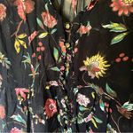 Anthropologie Salzburg Floral Tiered Tunic Top Puff Sleeve Button Front XS Photo 5