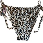 Wild Fable  Women's Animal Print Side-Tie High Leg Bikini Bottom - Size XXS - NWT Photo 5