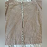 Everlane Poplin Oversized Stripe Top Tan White Crisp Cotton Sz 0 RUNS LARGE Photo 8