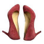 Talbots Suede Round Toe Pump in Burnt Crimson Size 9.5 in box Career Wear Photo 4