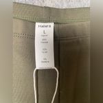 Halara  Women Size Large Olive Green New Wide‎ Leg Stretchy Pants Photo 3