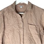 Cuyana  Linen Blend Lightweight Button Down Shirt Photo 1