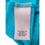 Calypso St. Barth  100% Linen Blue Maxi Tank Dress M Scoop Neck Beach‎ Cover Up Photo 2