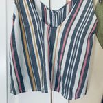 Saltwater Luxe  Resort Wear/Beach/Vacation Multi Stripe Tank Top | Size: XS Photo 6