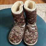 UGG  Classic Short Sparkles Sequin Boots Copper  Size 5 Photo 1