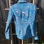 United Colors Of Benetton 90s VTG Benetton Retro Button Up Top, S Photo 7