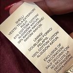 Lucky Brand Dark Red Print Mini Skirt Size Large Photo 5