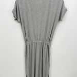 Banana Republic Factory Dress Women XS PETITE NWT Grey Knit Midi T Photo 1