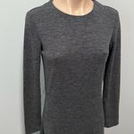 ZARA  Gray Sweater Maxi Midi Dress Small Long Sleeve NEW Photo 2