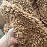 BB DAKOTA STEVE MADDEN fuzzy oversized fold over vest sz xs (oversized) bin 100 Brown Photo 5