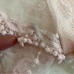 Y2K Peachy Pink BabyDoll Lace Top Coquette Babydoll Sweet Lolita Photo 1