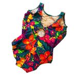 One Piece Vintage Gantner of California Tropical Floral Print Swimsuit Photo 10