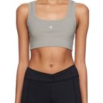 ANINE BING Sport Renae Logo Sports Bra Top in Dark Gray Photo 13