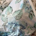 Aerie  triangle Bikini Top floral print in Blue and White size XXL Photo 5