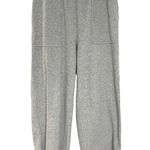 MWL by Madewell Women's Chunky Waffle Straight Leg Sweatpants size L Gray Size L Photo 0