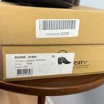 Unity In Diversity Silene New size 35 Made in Portugal leather heeled sandal Black Photo 1