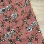SO Juniors'  Pinafore Pink Floral Jumper/Dress- Size Medium Photo 4