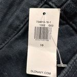 Old Navy NWT Women's High-Waisted O.G. Straight Cut-Off Jeans Size 10 Black Photo 5