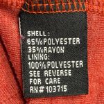 Sharagano  Rust Textured Bodycon Dress 3/4 Sleeve Size 4 EUC Photo 8