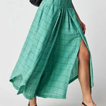 Free People NWOT  Lunar Cove Wide Leg Pants in Blue Combo Size XS Photo 0