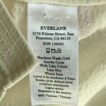 Everlane NEW The City Stripe Shirt in Bone Sz 8 Medium Photo 5