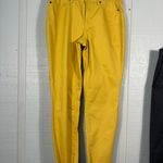 Talbots  Flawless 5 Pocket Women’s Yellow Jeans Size 8L EUC Photo 2