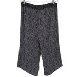 Retrelogy Women’s Wide Leg Cropped Pants Black Size XL Photo 6