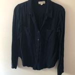 Anthropologie Cloth & Stone Navy Button Down Photo 1