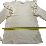 Celebrity Pink NWT  White Ruffle Shoulder Cable Knit Top – Feminine, Soft Girl Photo 10