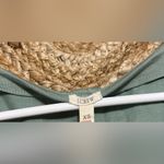 J.Crew  Women Silk Sage Green V-Neck Pleat Shift Dress,Size XS,Great Condition Photo 2