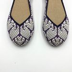 Rothy's  The Flat Violet Round Toe Floral Wisteria Purple White Photo 2