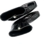 KHAITE Ankle Boots Patent Leather Black Crocodile Women’s Size IT 38.5 US 8.5 Photo 7