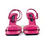 Dolce & Gabbana Logo DG Heels Sandals Croc Leather Shoes 38 NEW Photo 6