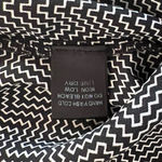 Greylin  Black and White Patterned Sleeveless Blouse Photo 8