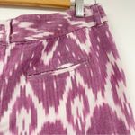 Loft Pink White Ikat Print Chino Womens Dressy Shorts 6 Ann Taylor Beachy Vaca Photo 8