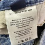 Citizens of Humanity  Petra Pleated Wide Leg Jeans in Nensi Size 29 2160-3028 Photo 6