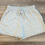 Alo Yoga Light Gray Shorts Knit Athletic Casual Photo 0