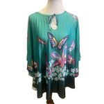 Unbranded Gorgeous Bat Wing Style Aqua Photo 2