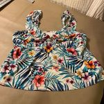 Time And Tru Tankini Top Floral Flowers Swin Top Plus Size 1X Adjustable Photo 0