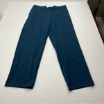 Eileen Fisher Tencel Nylon Spandex Womens Size Small Teal Pant Crop Ankle Photo 0