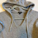 Torrid  Light Gray V-Neck hooded Sweater Dress size 0 Photo 3